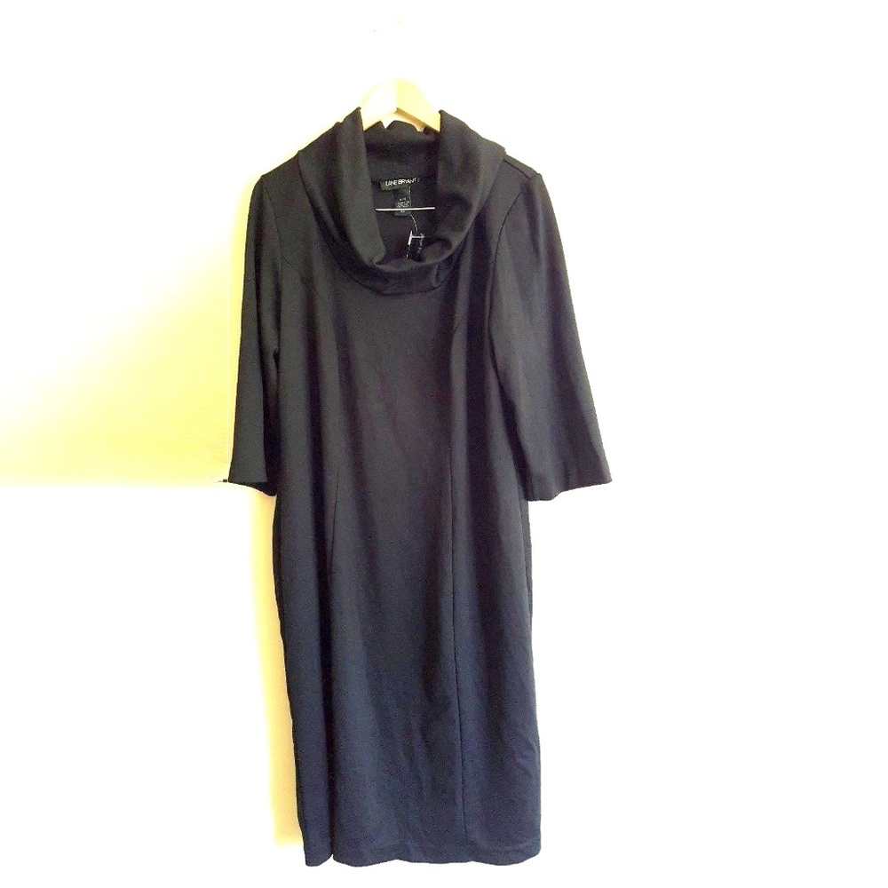 Lane Bryant Shift Dress Cowl Neckline 🛍️ - Picture 2 of 5